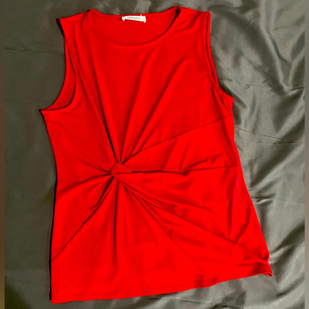 Zenana red tank